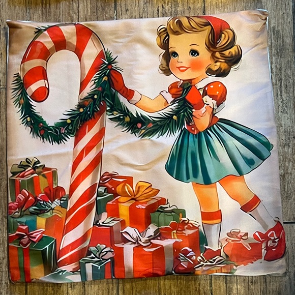 Christmas Pillow Covers. 18” X 18” New - Picture 2 of 3